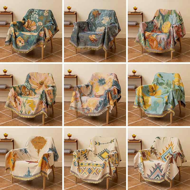 タペストリー ボヘミアン モロッコ エスニック 花柄 ボタニカル 壁掛け 背景布 ゲストハウス ダイニング リビング 寝室 書斎 室内 屋外 インテリア 装飾 空間演出 模様替え ポリエステル 混紡素材 長方形 ビッグサイズ 洗濯可能