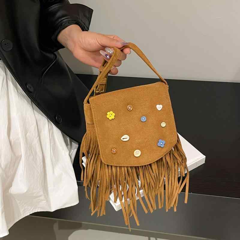 楽天市場】ショルダーバッグ レディース 斜めがけ フリンジ レトロ