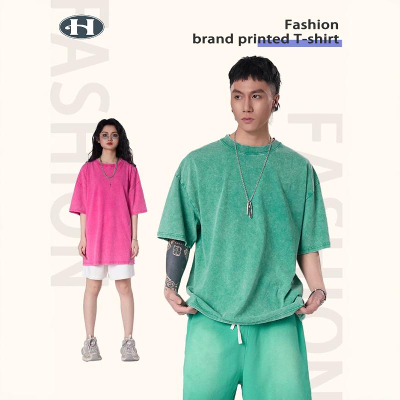 Tシャツ メンズ ストリート系 半袖 オーバーサイズ ビッグシルエット クルーネック ドロップショルダー ユニセックス 男女兼用 コーマ綿 コットン 抗菌 吸湿速乾 ブラック ファッション カジュアル トップス カットソー 普段使い