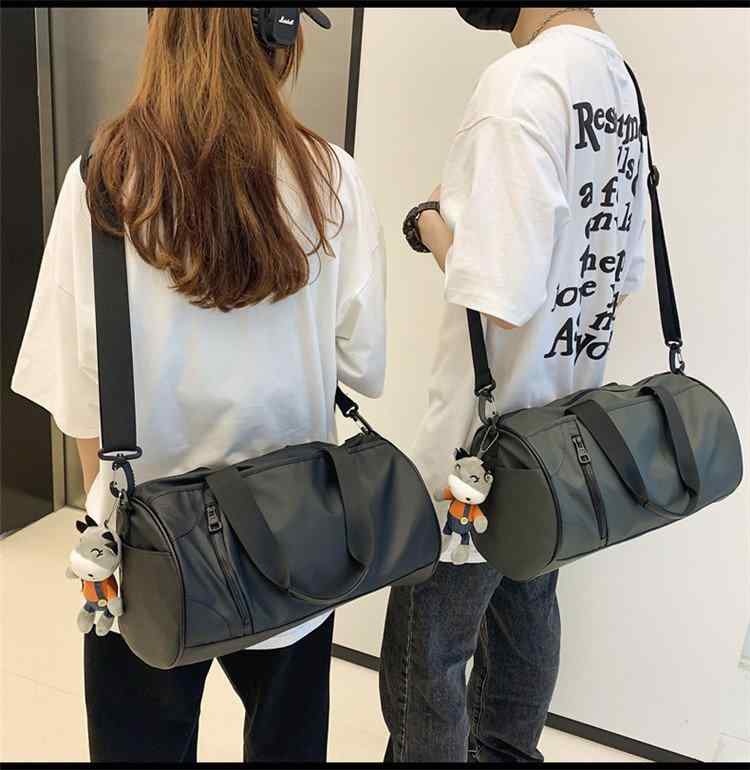 旅行バッグ 男女兼用 大容量 防水 軽量 折りたたみ ボストンバッグ 短期旅行 出張 ジム スポーツ トラベル 荷物整理 オックスフォード生地製 ライトグレー グリーン ブラック 機内持ち込み 宿泊 修学旅行 フィットネスバッグ