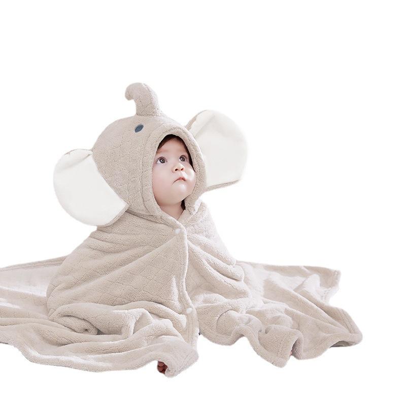 バスローブ もの言う花 キッズ 新生児 乳飲み子 ボンネット付き添い人 コーラルフリース ふわふわ 朦々たる 吸水性 速乾燥した やわらか 好いたらしい 愛くるしい毛の荒物ひな形 ポンチョ ケープ 化粧着 湯上り西洋手ぬぐい 一回り西洋手ぬぐい お風呂売り上げ高 スウィミングプール 海水浴 海水浴場