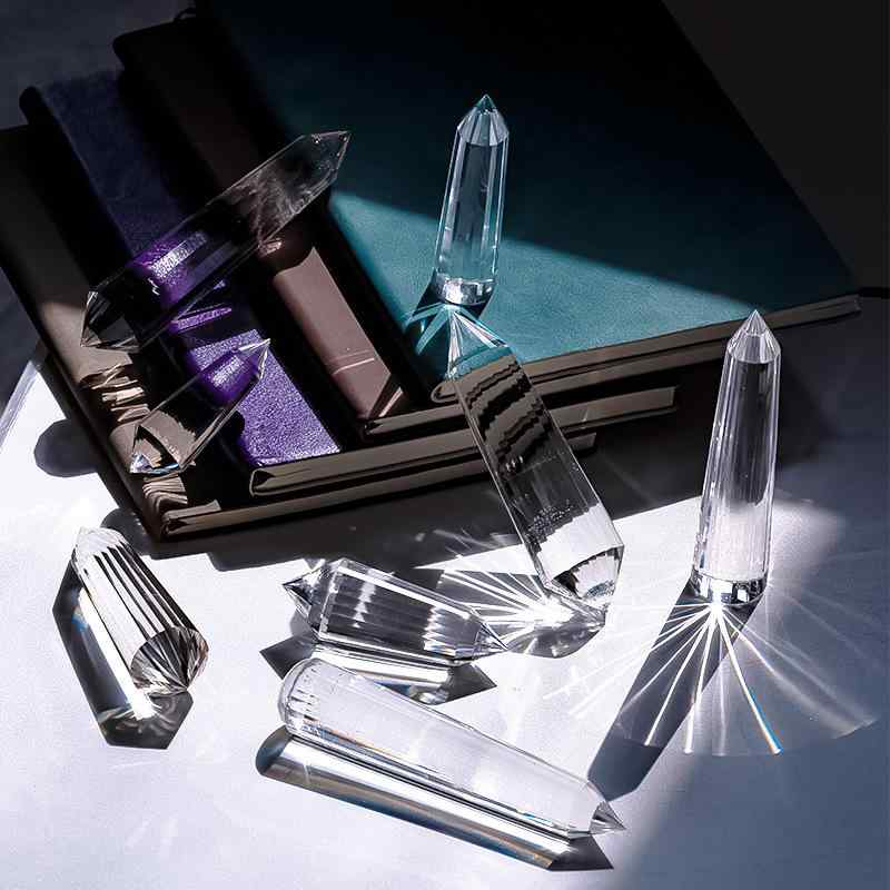 水晶尖んがり 生まれながら白水晶 鍵を掛ける水晶 クリアクォーツ ダブル尖んがり 両剣 24面 多面とり捨てる ヒーリングストーン 思いいれる 瑜伽 占い ペンデュラム 斎戒もく浴 手当て 室内装飾 力強さ石ころ