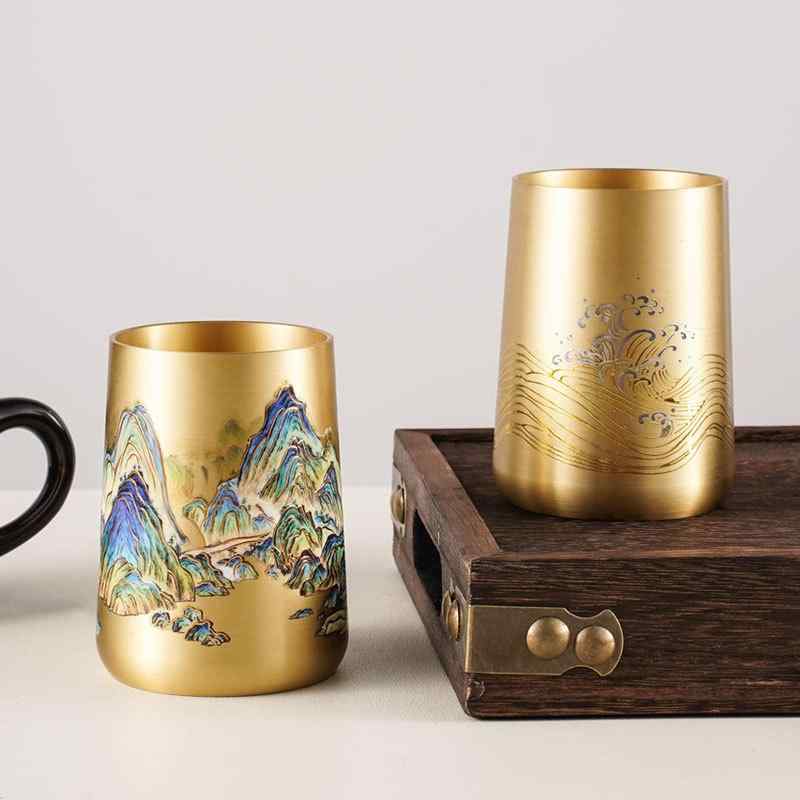 茶道具 純真鍮製 茶道六君子 セット 家庭用 功夫茶具 高級感 耐久性 伝統工芸 真鍮茶挟 茶匙 茶則 茶針 茶漏 茶筒 一式 中華風 モダン茶器