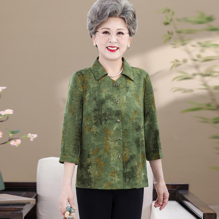 楽天市場】シャツ ブラウス 七分袖 綿麻 レディース 刺しゅう使い