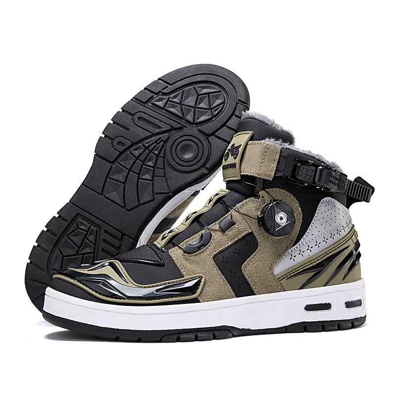 ライディングブーツ 男女兼用 裏起毛 バイク オートバイ ショート丈 ハイカット 防水 防寒 耐衝撃 プロテクター 滑り止め オフロード ツーリング レース用 アンクルブーツ