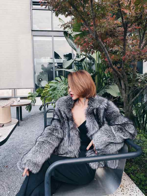 楽天市場】フォックスファーコート ボリューム フォックス ファー 毛皮