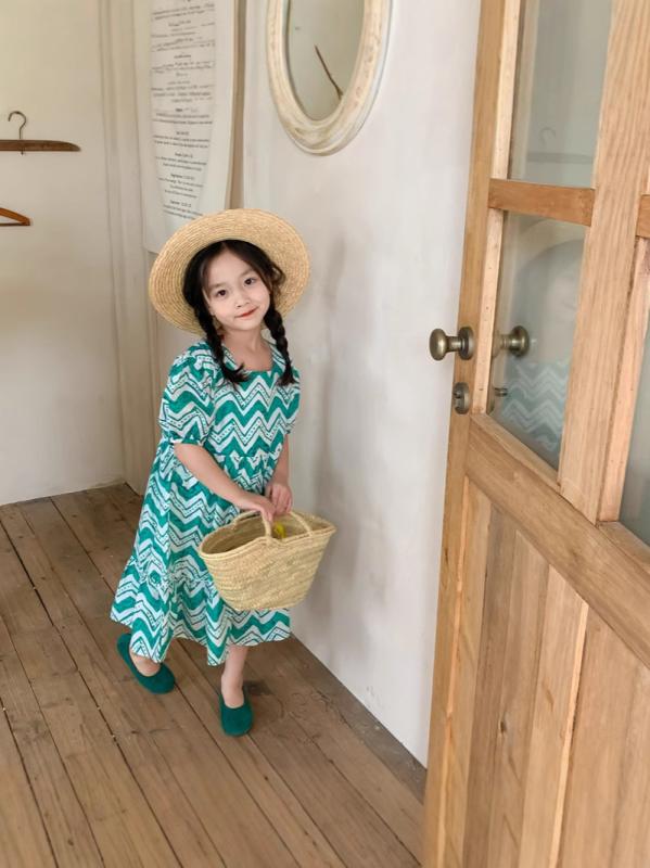 キッズ 男の子 女の子 韓国風 セットアップ 半袖 ショートパンツ 2点セット パフスリーブワンピース 兄妹コーデ 姉弟 お揃い 綿 コットン 薄手 かわいい お出かけ 普段着