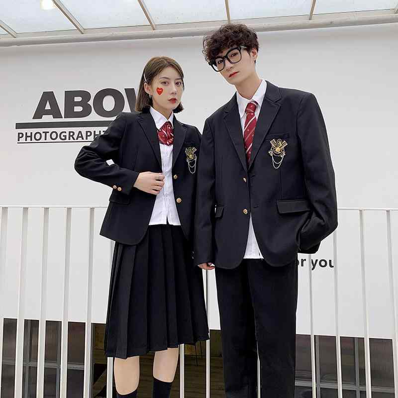 制服 メンズ レディース 高校生 中学生 韓国風 スクールユニフォーム 学院風 イギリス風 ニット セーター ベスト スーツ ジャケット スカート パンツ 再生繊維 セット 秋 冬 合唱 発表会 演奏会 入学式 卒業式 衣装