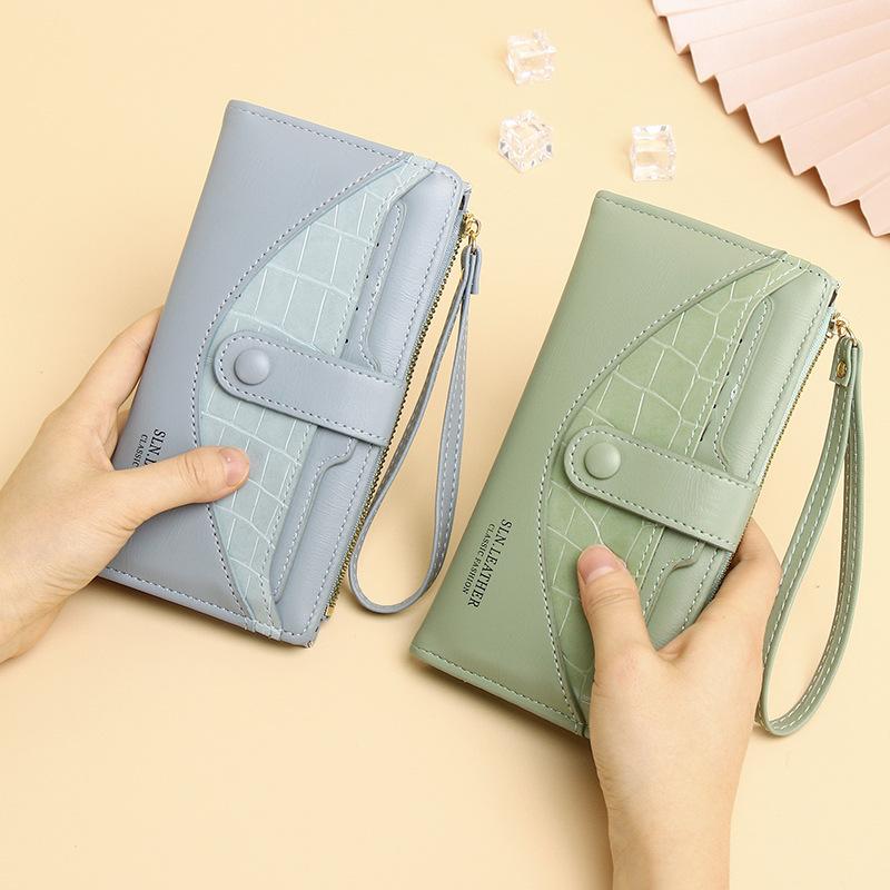 財布 レディース ストーン柄 ロングウォレット ファスナー 大容量 カード収納 小銭入れ 個性派バックル 高級感 おしゃれ デイリーユース 普段使い 合成皮革 ブラック グリーン パープル 189,125円