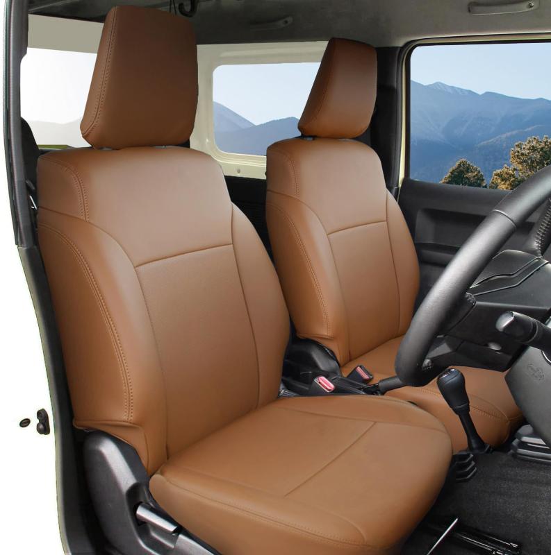YORKNEIC シートカバー 新型 ジムニー jb64 XC/XL ジムニーシエラ JC/JL JB74 専用設計 puレザー 防水 シート保護カバー｜Grams店