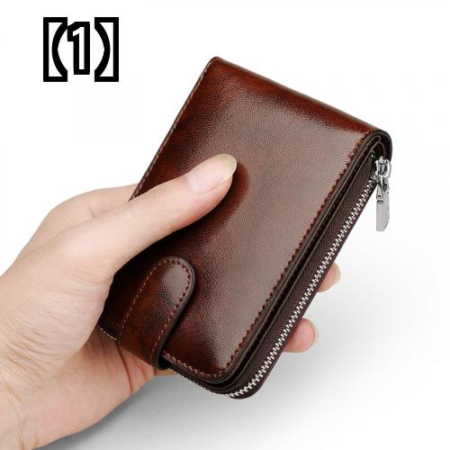 財布 二つ折り ファスナー カード バッグ メンズ レザー ドライバーズ ライセンス ケース ドキュメント 小銭 入れ 大 容量 クレジット ホルダー 手数料安い