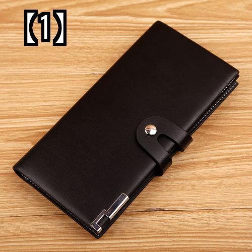 在庫限り メンズ ウォレット 財布 ビジネス クラッチ ハンドバッグ カード 韓国 長財布 ブラウン ブラック 多機能 Balkon86 Ru