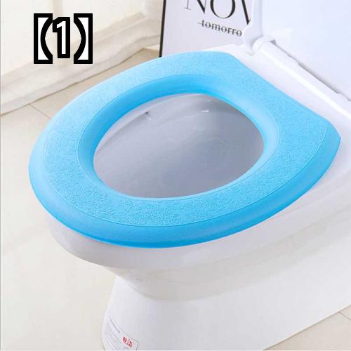 便座カバー 便座シート トイレ用品 快適 清潔 敷きパッド ユニバーサル クッション 防水 ペースト 洗える プラスチック カバー
