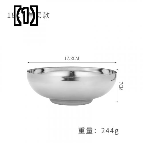 ステンレス ボウル ボール キッチン用品 調理器具 韓国 冷麺 丼 家庭用 2層 断熱 即席麺 特製 ラーメン 都内で
