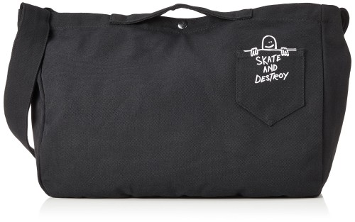 [スラッシャー] ショルダーバッグ (2WAY・ベルト調整可能)[ THR-274 / Shoulder Bag ] A4収納 BKSD_ブラック・スケート FR