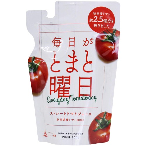 毎日がとまと曜日ストレートトマトジュース150g×20本