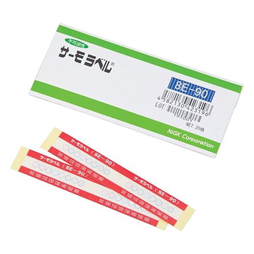 日油技研工業 サーモラベル(R)8E 8E-90 20入 20枚 / 1-4059-02