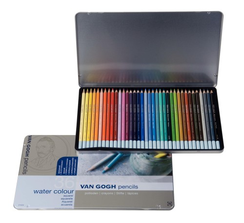 Van Gogh ヴァンゴッホ 水彩画色鉛筆 36色 T9774-0036
