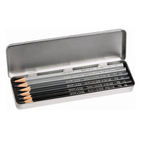 カランダッシュ グラフウッドメタルボックス グラファイトファイン 0775-306 6本入 正規輸入品