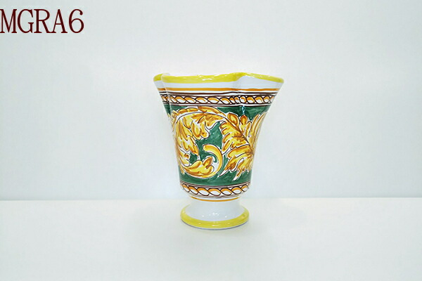 楽天市場】□スペイン陶器□《送料無料》グラナダ両手付き花瓶