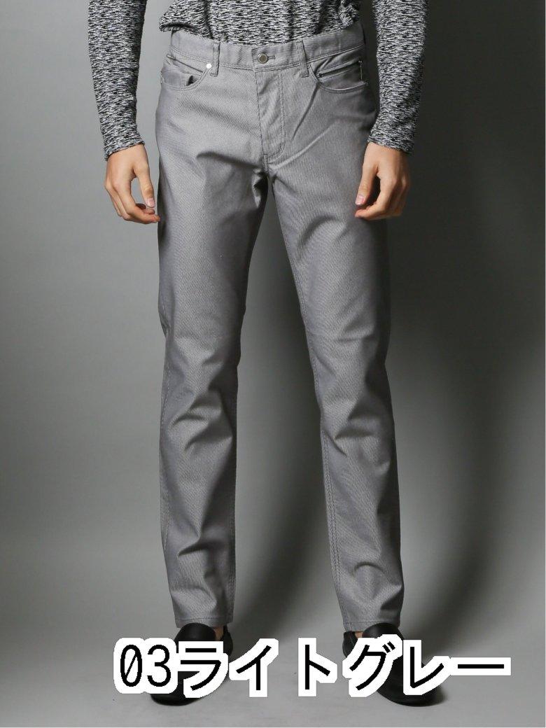 即納 最大半額 メンズ ストレッチカルゼ 5ポケットスリムパンツ 注目の Www Balloonylandkw Com