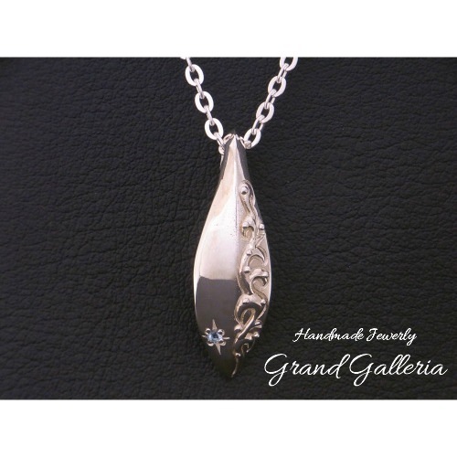 数量は多 楽天市場 送料無料 Grand Galleria グランドガレリア 唐草模様 アラベスク 葉 リーフ ネックレス ペンダント チェーン35 60cm シルバー シルバーアクセサリー シルバー925 ハンドメイド 手作り メンズ ユニセックス 彼氏 誕生日 プレゼント ギフト