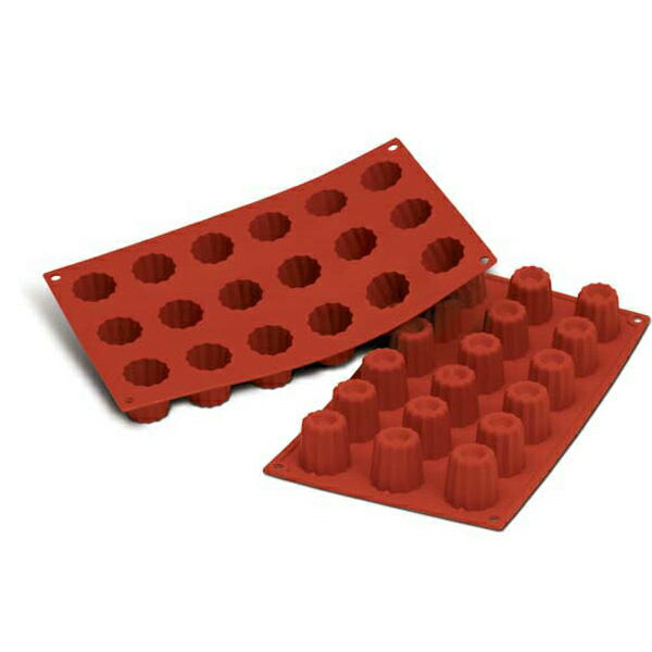 楽天市場】シリコンフレックス カヌレ型18ヶ付 SF-033 シリコン型