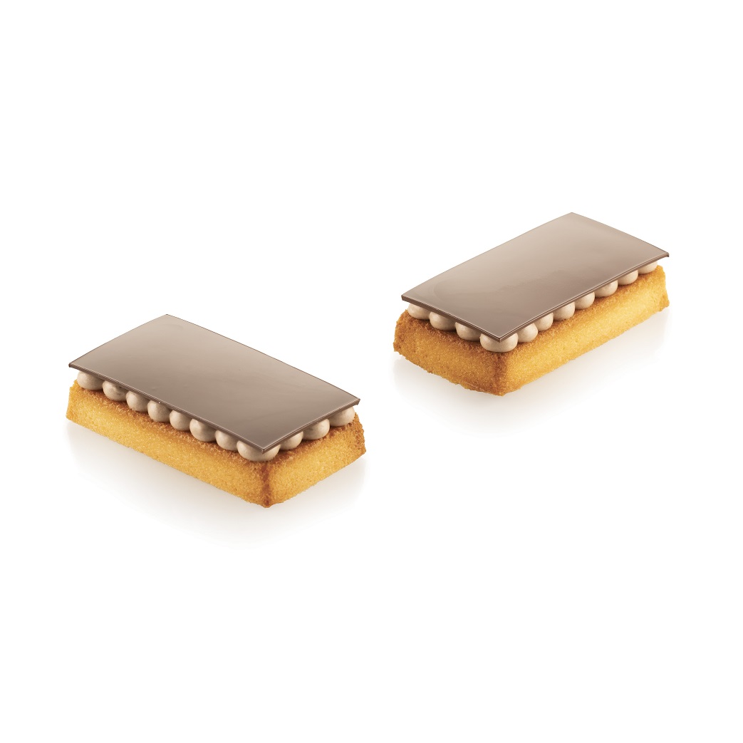 ヨーロッパサイズ シリコン型600400シリーズ RECTANGLE87mm レクタングル(フィナンシェ87mm・延べ板) sq095 silikomart 業務用価格|自由が丘グランシェフ 店
