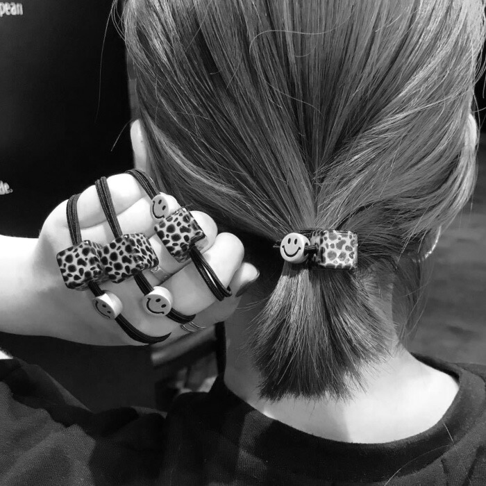 no.67 再販✩.*˚デニムとヒョウ柄のクラシカルヘアアクセサリー✩.*˚ no.67 再販.*˚デニムとヒョウ柄のクラシカルヘアアクセサリー.*˚ 爆