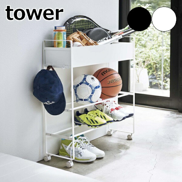 楽天市場】【2大特典付き】［ キャスター付き 玄関収納ラック