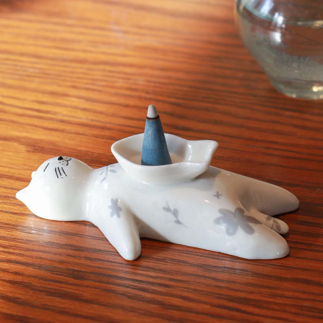 猫出品 楽天市場】ねこのインセンストレイ Zappy ザッピー インセンススタンド