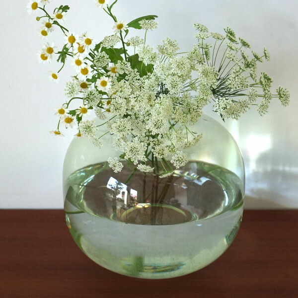 花瓶 ガラスベース ビッグベース バルーン ライム 丸型 大きめ アクシス ホームステッド Homestead Hs3079 ガラス アンティーク風 ボトルベース フラワーベース 木 花 フラワー フラワーグラス ベース シンプル おしゃれ 置物 北欧 花器 インテリア雑貨 インテリア 絶品