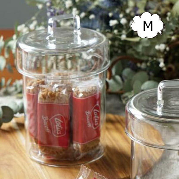 楽天市場】ガラスキャニスター Mサイズ キャニスター ふた付