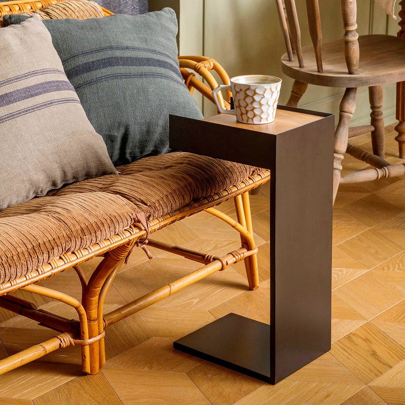 サイドテーブル 時刻表 黒いこと 黒 ポッシュリビング POSH LIVING アンティーク風 机 つくえ 時刻表 室内装飾納める スモール照明ランプ リビング 臥し所 臥榻姿勢 サイドテーブル 時刻表 室内装飾 41412