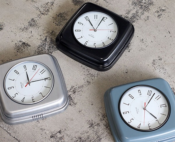 少し豊富な贈り物 ビスパムウォールクロック インダストリアル クロック ポストジェネラル Post General ブラック ブルー シルバー 壁掛け時計 時計 シンプル クール かっこいい アンティーク プレゼント Www Tonna Com