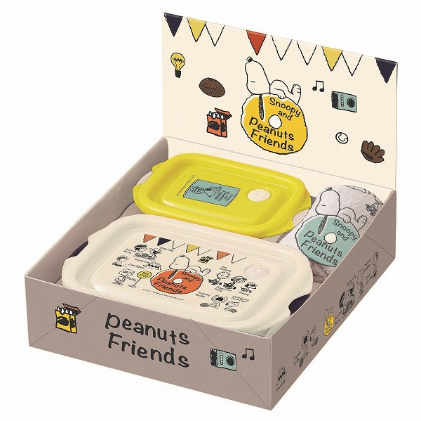 楽天市場 スヌーピー フードコンテナ おしぼり ギフトセット Peanuts 日本製 Set919 弁当箱 シール容器 ともだち ピーナッツ Snoopy スケーター 電子レンジok 日本製 ランチボックス グランデワイルド 雑貨店