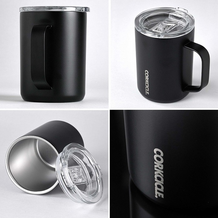 激安正規 マグカップ コーヒーマグ ステムレス タンブラー STEMLESS 保冷保温 真空断熱 400ml 16oz ステンレスマグカップ ふた付き  CORKCICLE ステンレスボトル コークシクル 洋食器 コップ マグ キッチン 雑貨 おしゃれ 食器 台所 シンプル ナチュラル tonna.com