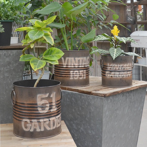 楽天市場】鉢カバー 『アスティオ』 7〜8号用 鉄製 直径28cm 大きめ