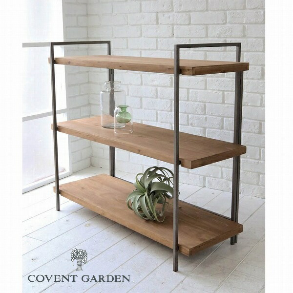 コベントガーデン　　古材　アンティーク調　3段棚 楽天市場】【特典付き】 モブ・アーチシェルフ 3段 コベント