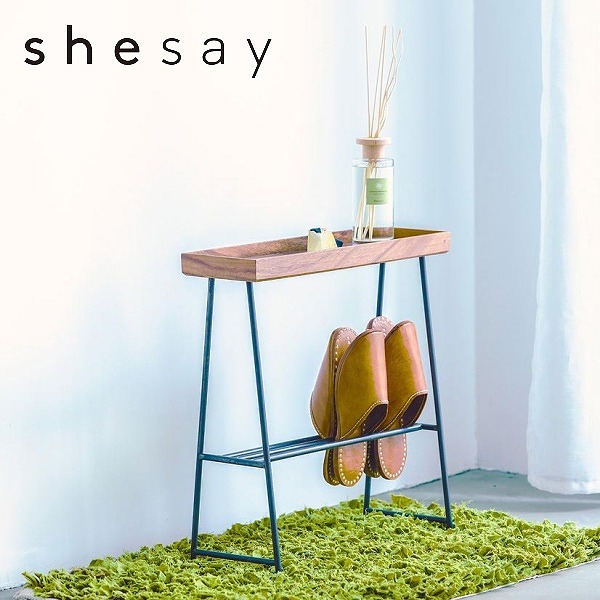 楽天市場】【特典付】 スリッパラック 飾り棚にもなる［ スリッパ