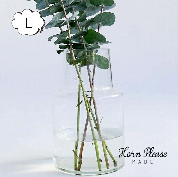 リューズガラス フラワーベース ロケート ｌサイズ Horn Please 志成販売 木 花 フラワー フラワーグラス 花瓶 ガラス ガラスベース シンプル おしゃれ 置物 北欧 花器 インテリア雑貨 インテリア 新作からsaleアイテム等お得な商品 満載
