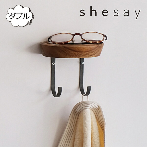 楽天市場】フック アイアンフック ネジ付き 置けると掛けるが一緒に