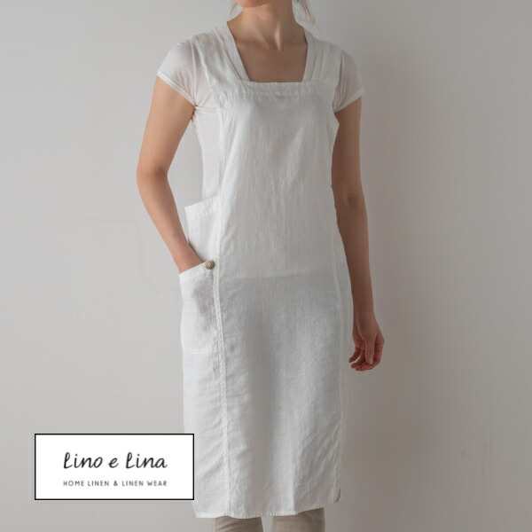 楽天市場】【特典付き】 リーノエリーナ フルエプロン アニタ ブラン