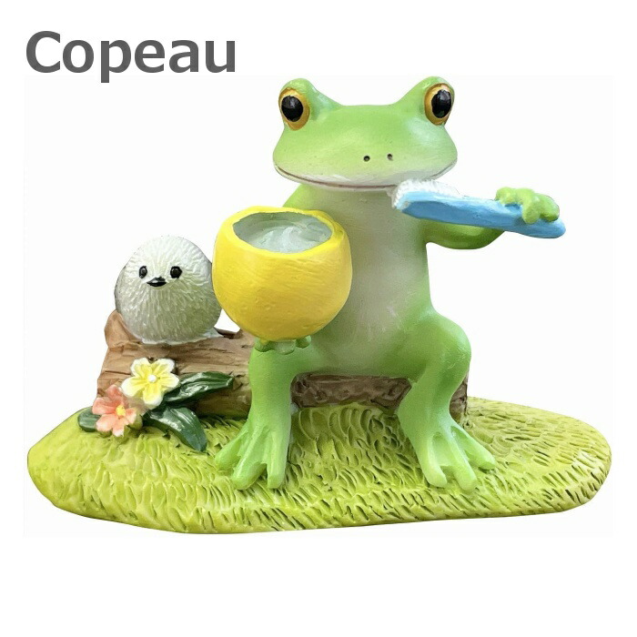 コポーの置き物　6点セット＊ ダイカイ コポー カエル6匹セット Copeau コポー 旅するカエル 置物