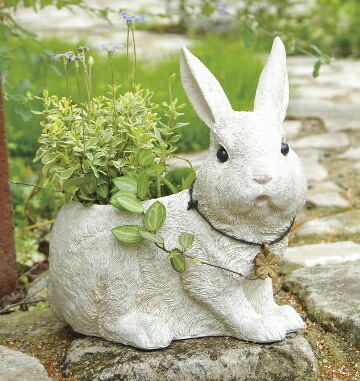 楽天市場】＼楽天1位／ ラビッツファームプランター L うさぎ ウサギ