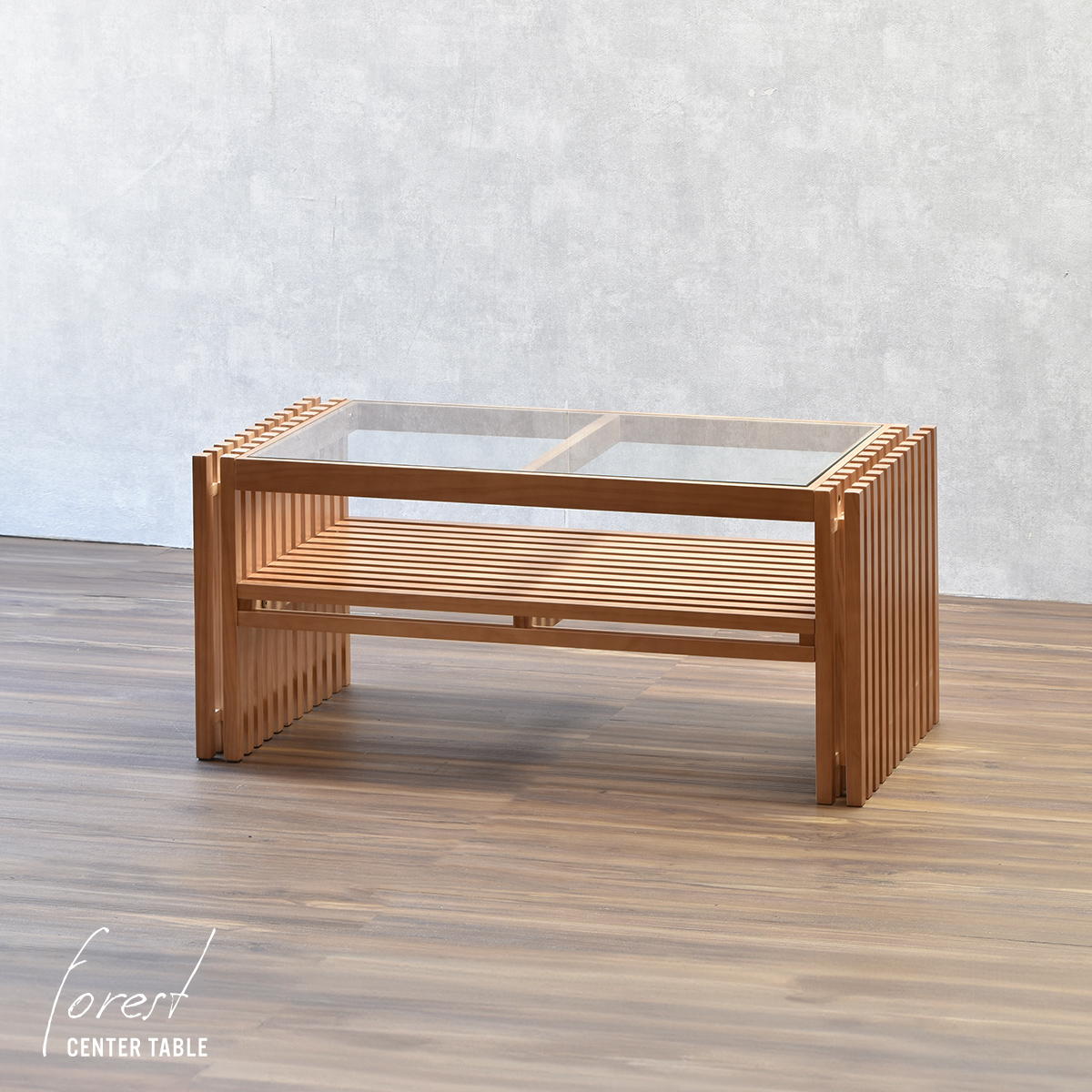 楽天市場】[refline / レフライン] ガラスセンターテーブル 120