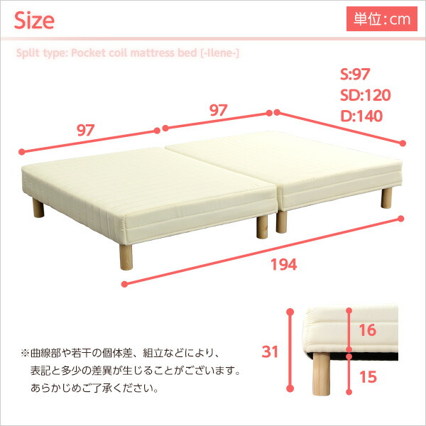 【楽天市場】ベッド 脚付きマットレスベッド bed シングルベッド ポケットコイル仕様 足つきマットレス 脚付マットレス マットレスベッド