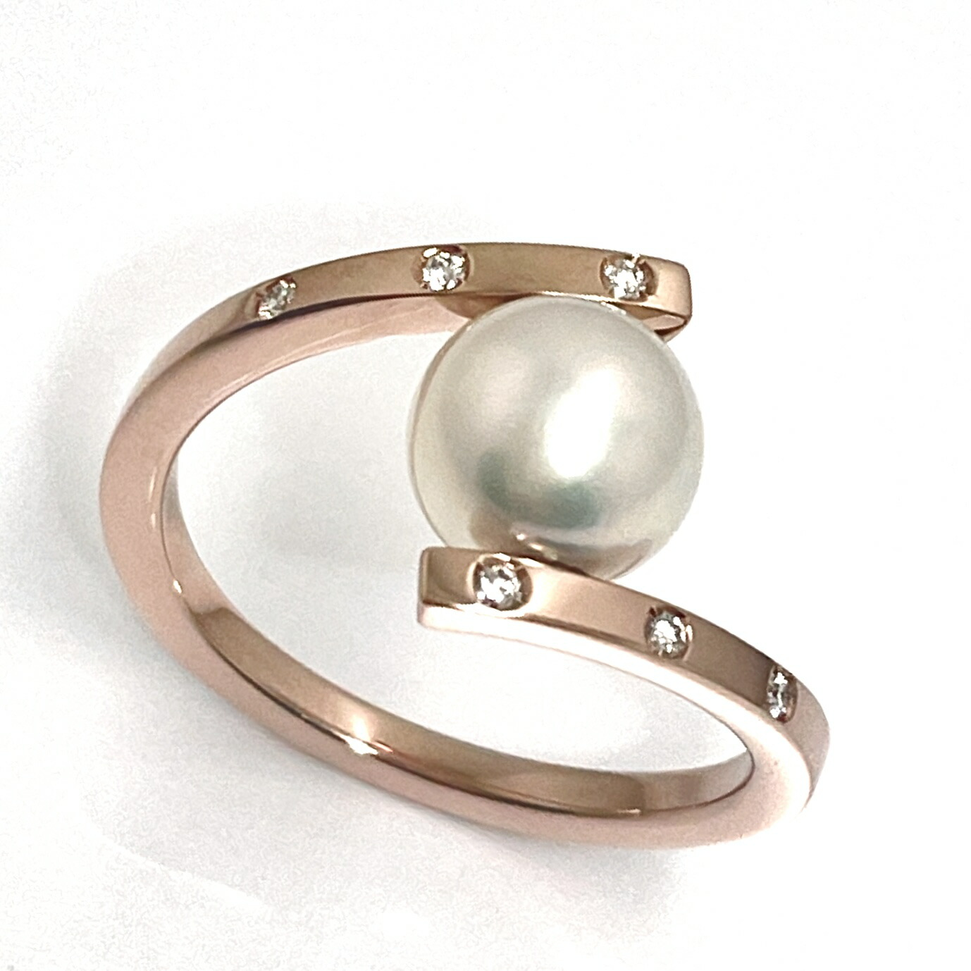 美品 タサキ TASAKI 750 バランス エラ リング 約12号 あこや真珠 TASAKI - 美品 タサキ TASAKI レディース 750 バランス エラ リング 約