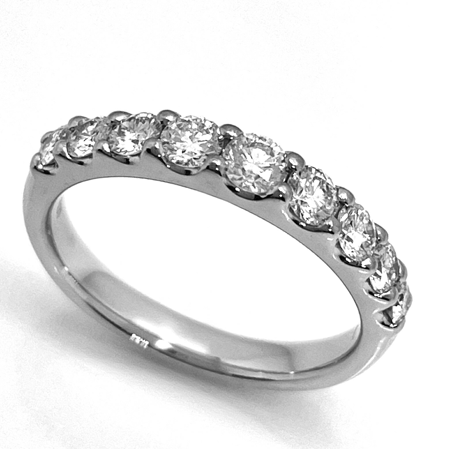 TASAKI  プラチナ　ハーフエタニティ タサキ TASAKI ハーフエタニティ ダイヤモンド リング プラチナ