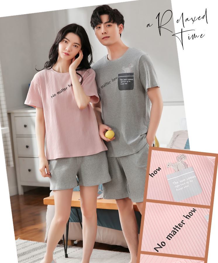 最大70 Offクーポン 送料無料 メール便 ペア パジャマ ルームウェア リス ピンク グレー ナイトウェア 上下セット メンズ 男 レディース 女 半袖 半ズボン 短パン ショートパンツ 薄手 M L Xl Xxl お洒落 かわいい 格好いい きれいめ 上品 お揃い 恋人 カップル